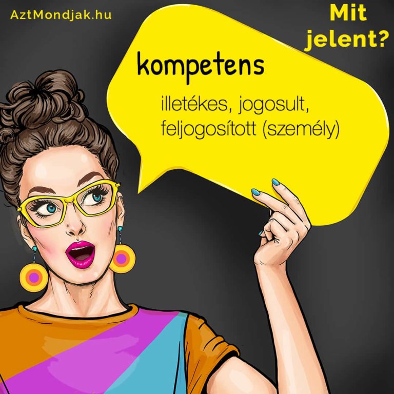 Kompetens jelentése