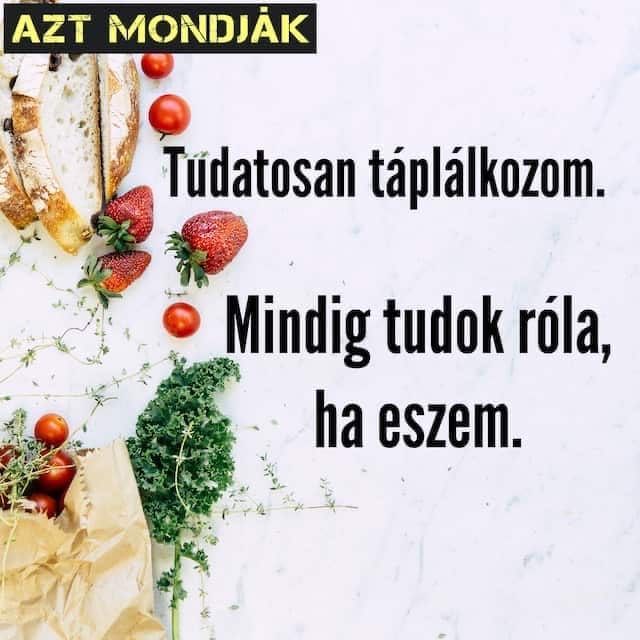 Tudatos táplálkozás